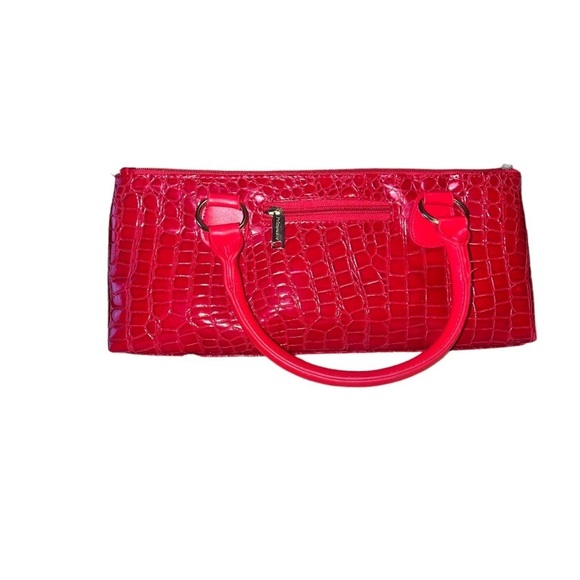 SOLD -  Red primeware insulated wine clutch without corkscrew, can be lunch bag - Picture 3 of 12